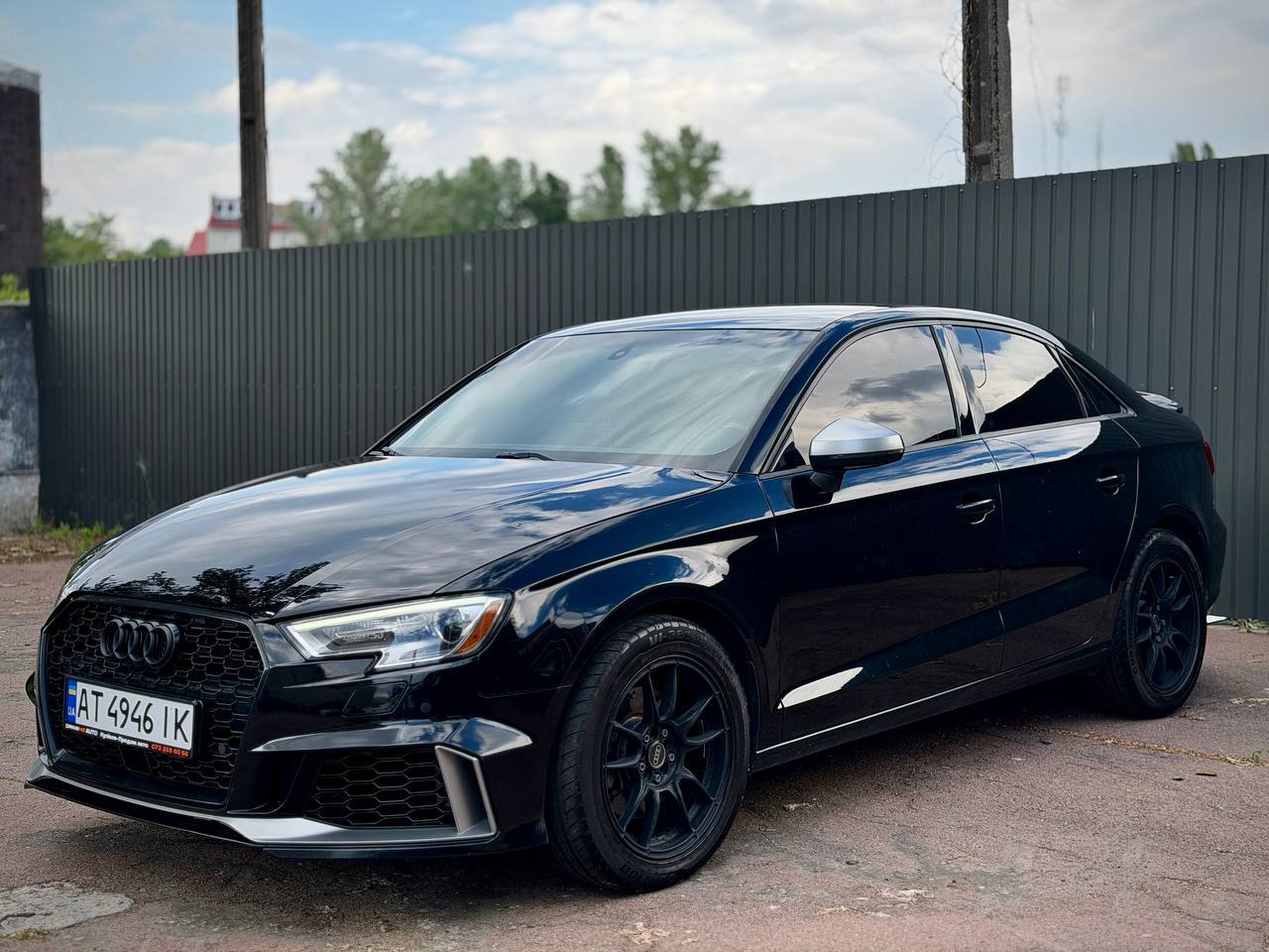 Чорний седан Audi A3 — викуп авто в Києві